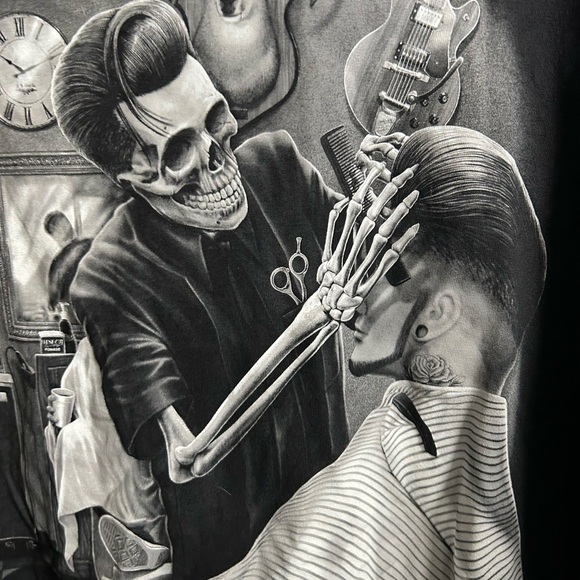 Fresh Cut David Gonzales Art Men’s Black Cotton Short Sleeve Graphic Tee 3XL - Picture 4 of 8